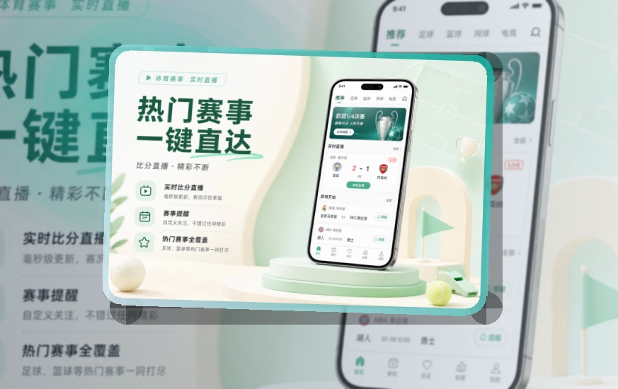爱游戏 App核心亮点,赛程比分更好找 页面展示